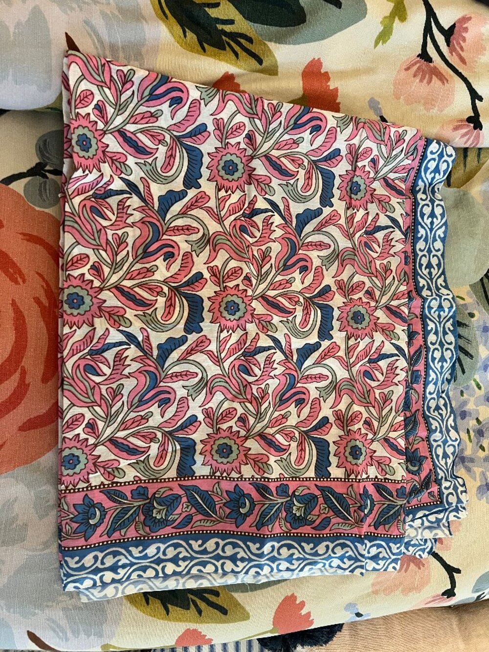 Block Print Sarong Cover Up
